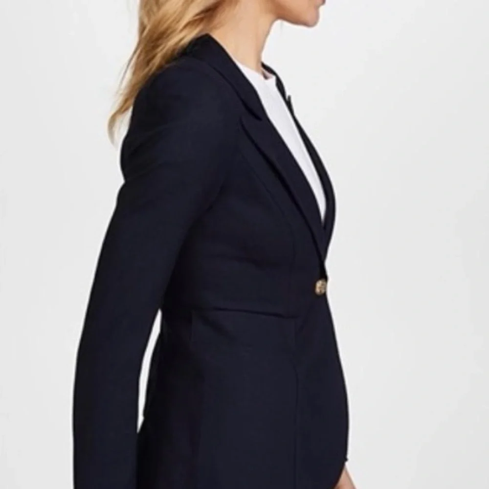 Smythe Classic Duchess Blazer in Navy ASO Kate Middleton - Picture 4 of 10